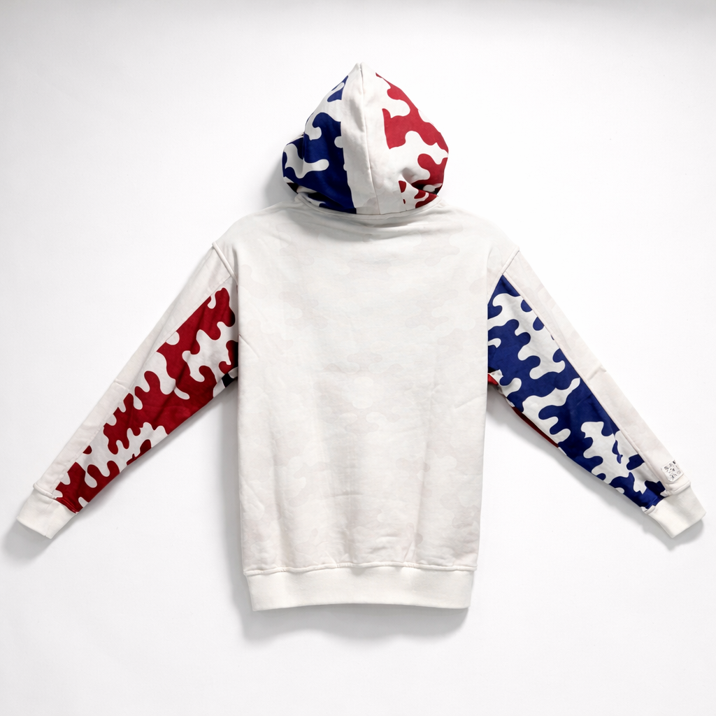 ICON 365 Blue Reversable Scarf Hoodie